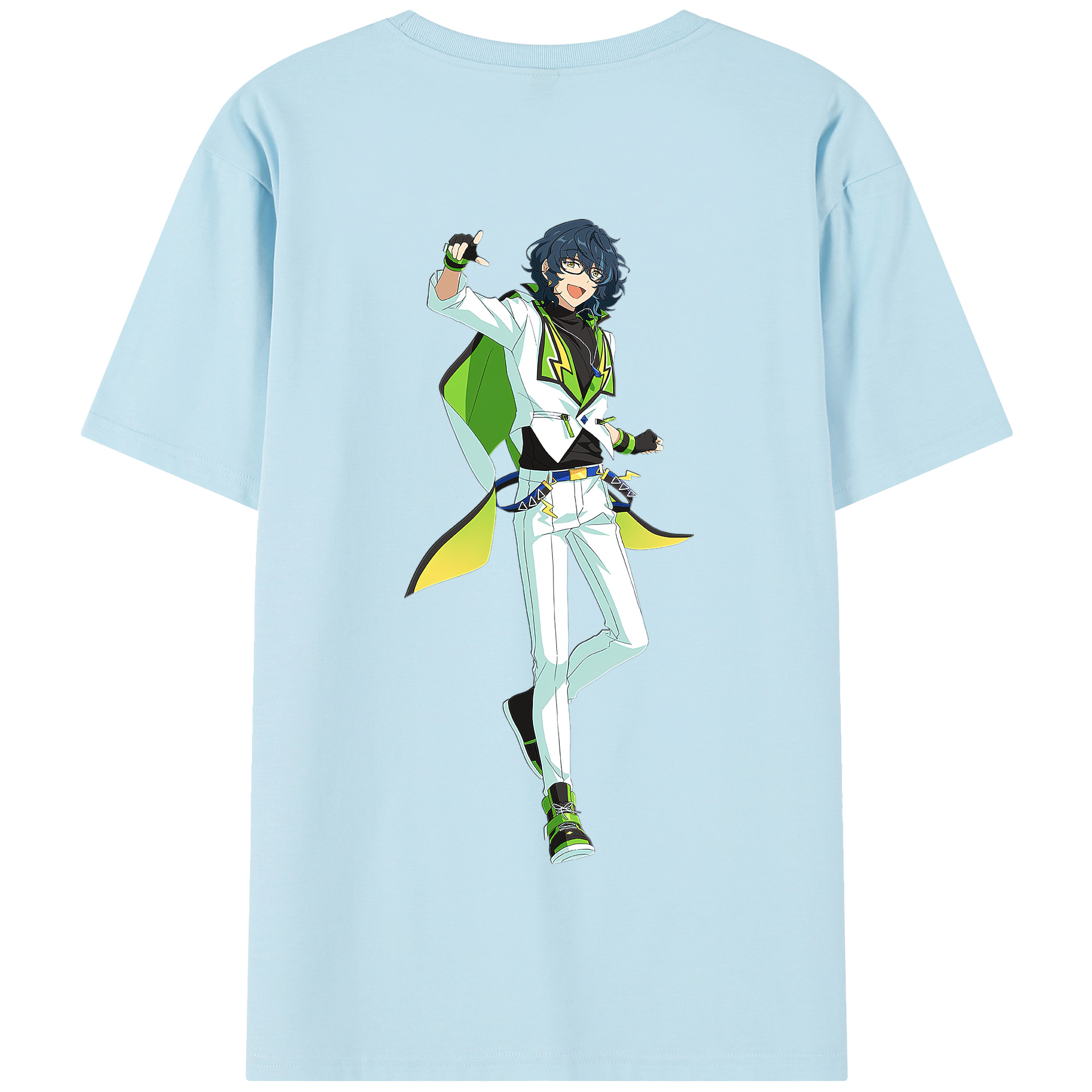 （画像用） あんさんぶるスターズ! Ensemble Stars 綿100％半袖Tシャツ（背面プリント）